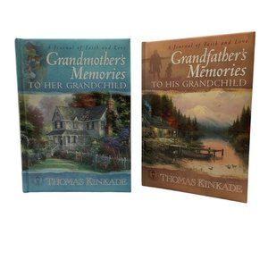 Thomas Kinkade "Grandfather's Memories" and "Grandmother's Memories" NEW
